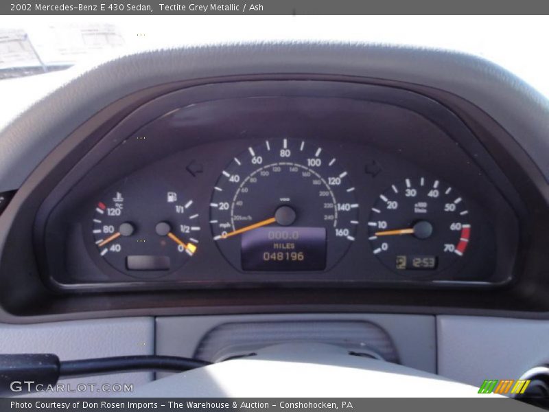  2002 E 430 Sedan 430 Sedan Gauges