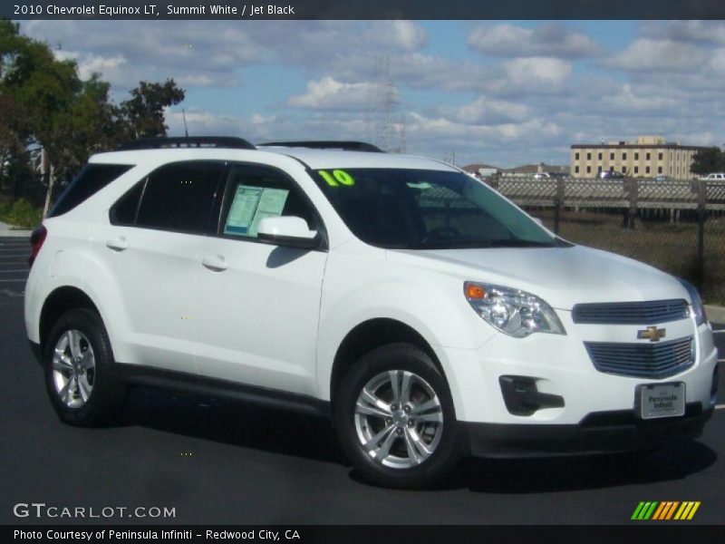 Summit White / Jet Black 2010 Chevrolet Equinox LT