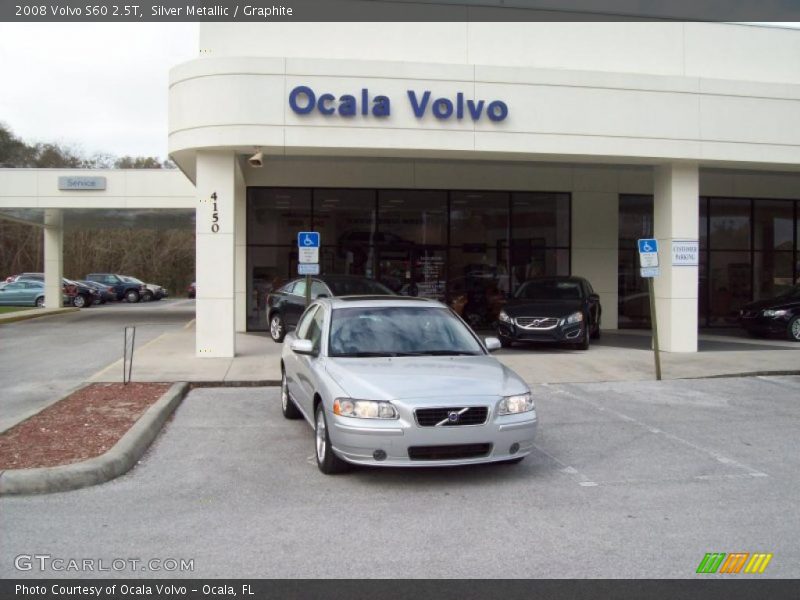 Silver Metallic / Graphite 2008 Volvo S60 2.5T