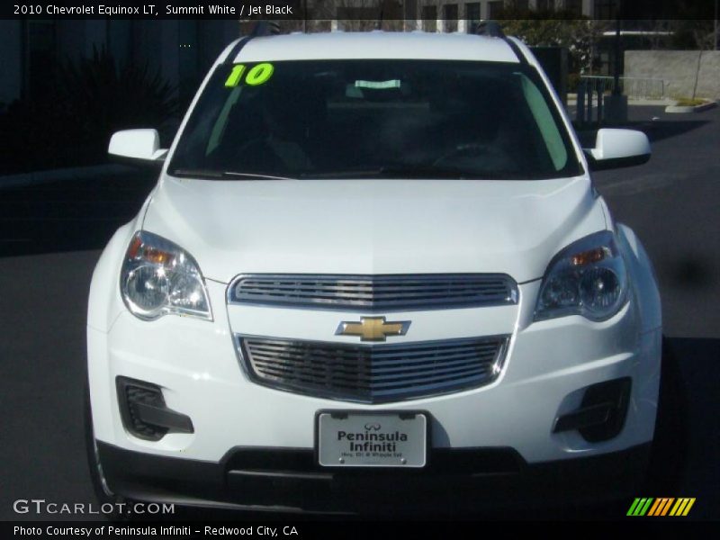 Summit White / Jet Black 2010 Chevrolet Equinox LT