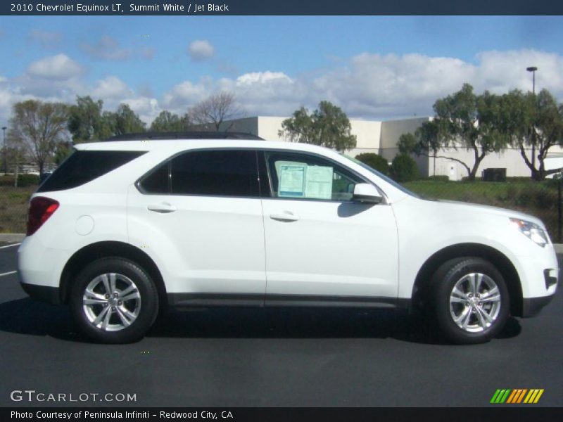 Summit White / Jet Black 2010 Chevrolet Equinox LT