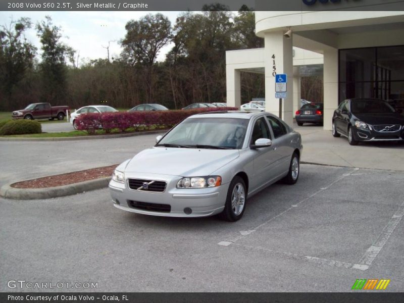 Silver Metallic / Graphite 2008 Volvo S60 2.5T