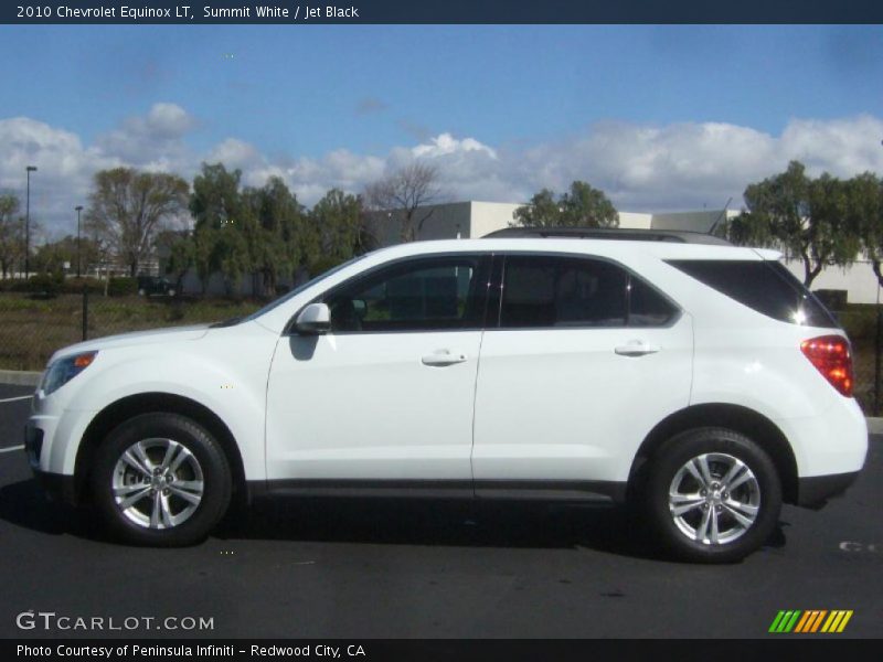 Summit White / Jet Black 2010 Chevrolet Equinox LT