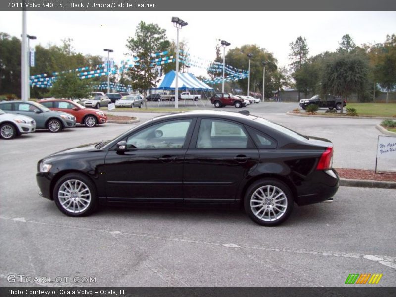 Black / Umbra/Calcite Leather 2011 Volvo S40 T5