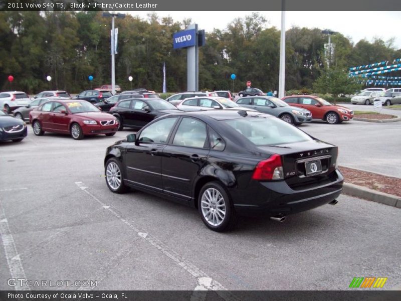 Black / Umbra/Calcite Leather 2011 Volvo S40 T5