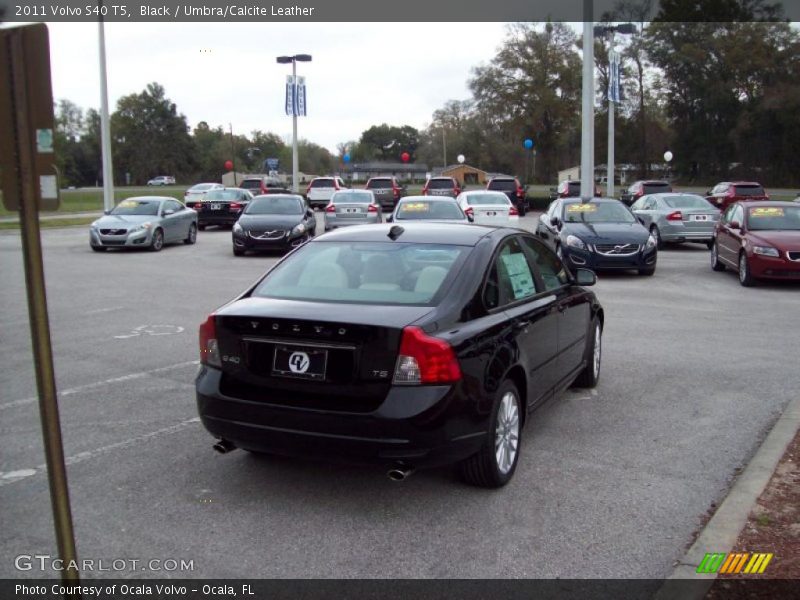 Black / Umbra/Calcite Leather 2011 Volvo S40 T5