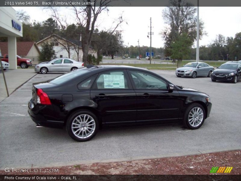 Black / Umbra/Calcite Leather 2011 Volvo S40 T5