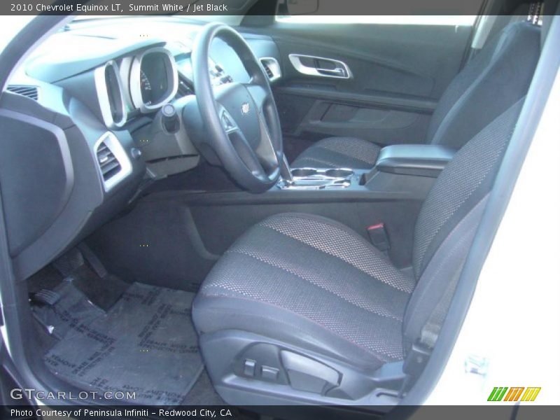 Summit White / Jet Black 2010 Chevrolet Equinox LT