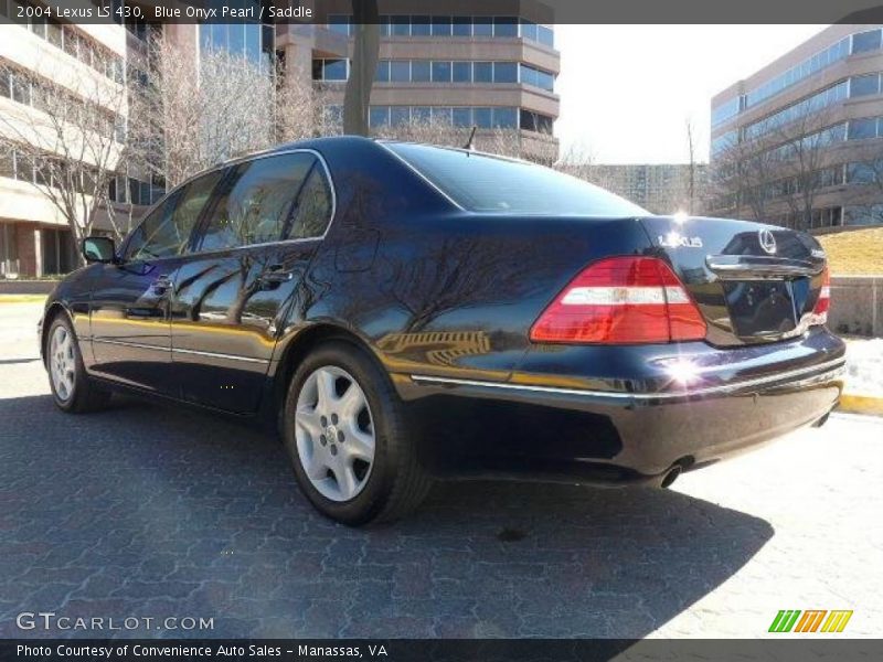 Blue Onyx Pearl / Saddle 2004 Lexus LS 430
