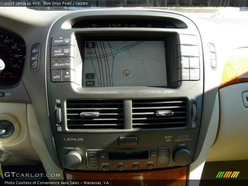 Blue Onyx Pearl / Saddle 2004 Lexus LS 430