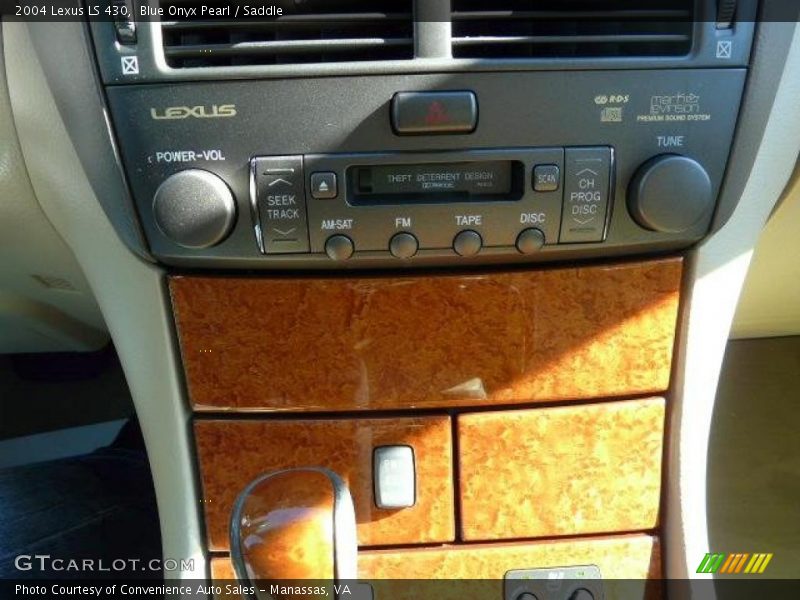 Blue Onyx Pearl / Saddle 2004 Lexus LS 430