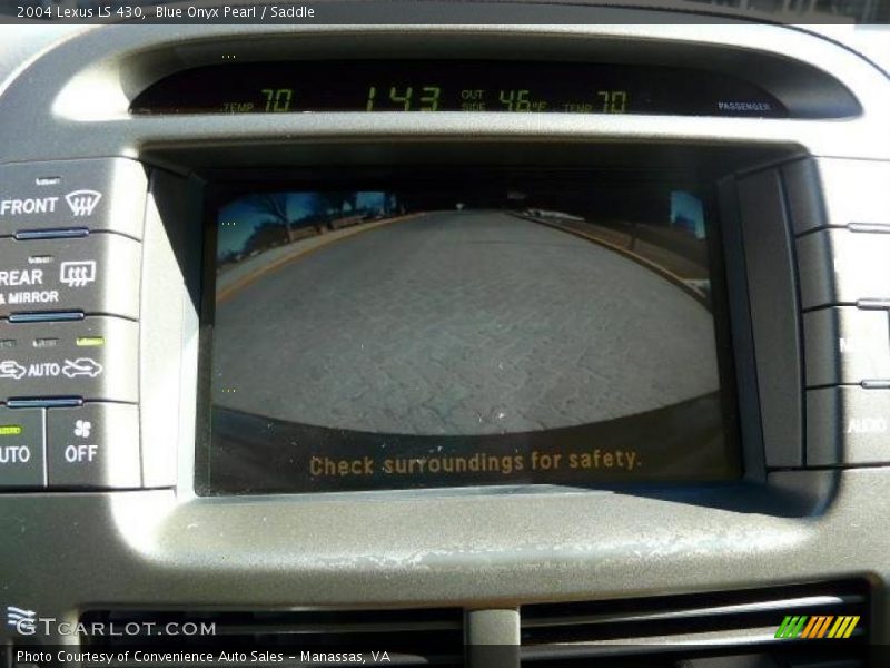 Blue Onyx Pearl / Saddle 2004 Lexus LS 430