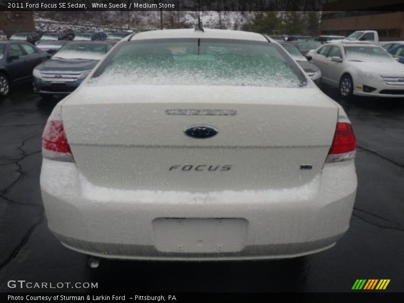 White Suede / Medium Stone 2011 Ford Focus SE Sedan