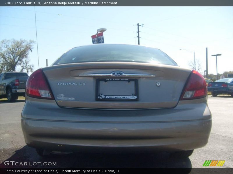 Arizona Beige Metallic / Medium Parchment 2003 Ford Taurus LX