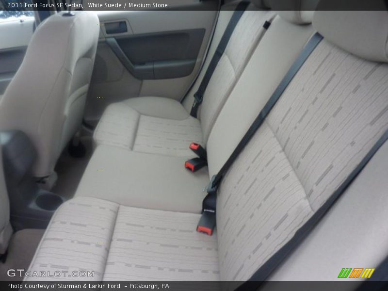 White Suede / Medium Stone 2011 Ford Focus SE Sedan