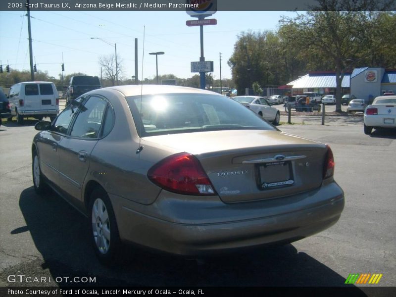 Arizona Beige Metallic / Medium Parchment 2003 Ford Taurus LX