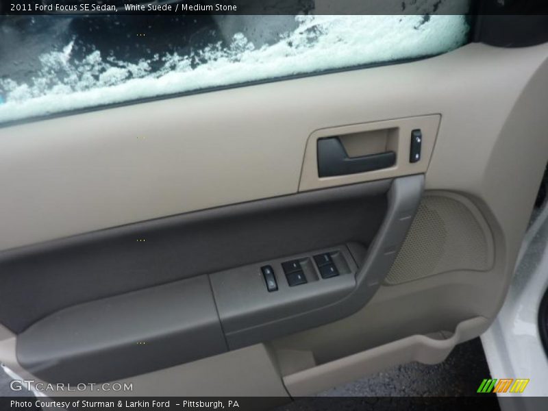 White Suede / Medium Stone 2011 Ford Focus SE Sedan