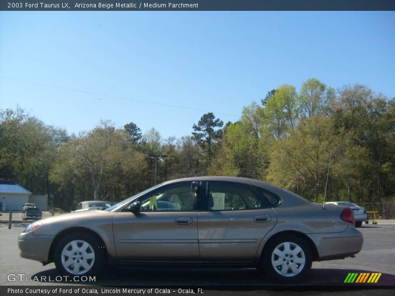 Arizona Beige Metallic / Medium Parchment 2003 Ford Taurus LX
