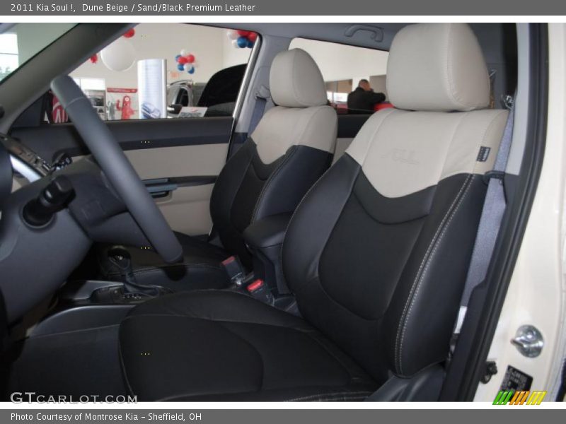 Dune Beige / Sand/Black Premium Leather 2011 Kia Soul !