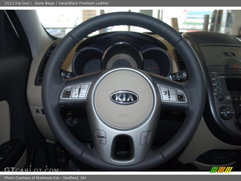 Dune Beige / Sand/Black Premium Leather 2011 Kia Soul !