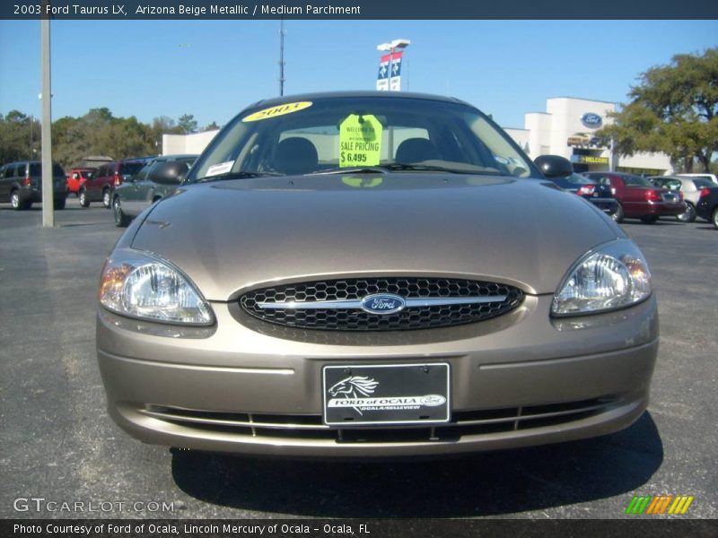 Arizona Beige Metallic / Medium Parchment 2003 Ford Taurus LX