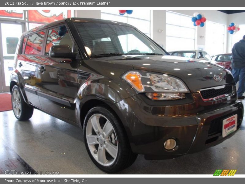 Java Brown / Sand/Black Premium Leather 2011 Kia Soul !
