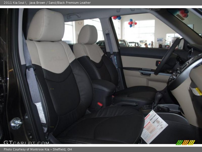 Java Brown / Sand/Black Premium Leather 2011 Kia Soul !