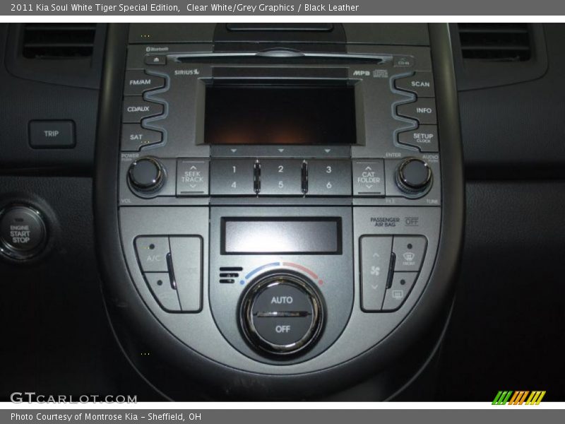 Controls of 2011 Soul White Tiger Special Edition