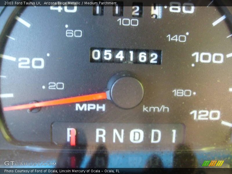 Arizona Beige Metallic / Medium Parchment 2003 Ford Taurus LX