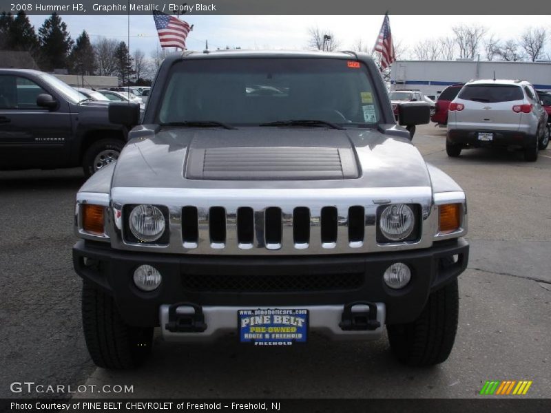 Graphite Metallic / Ebony Black 2008 Hummer H3