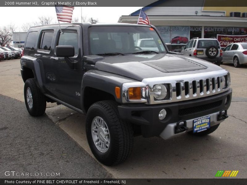 Graphite Metallic / Ebony Black 2008 Hummer H3