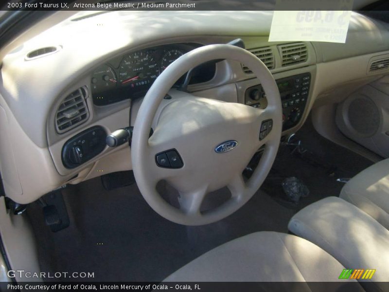 Arizona Beige Metallic / Medium Parchment 2003 Ford Taurus LX