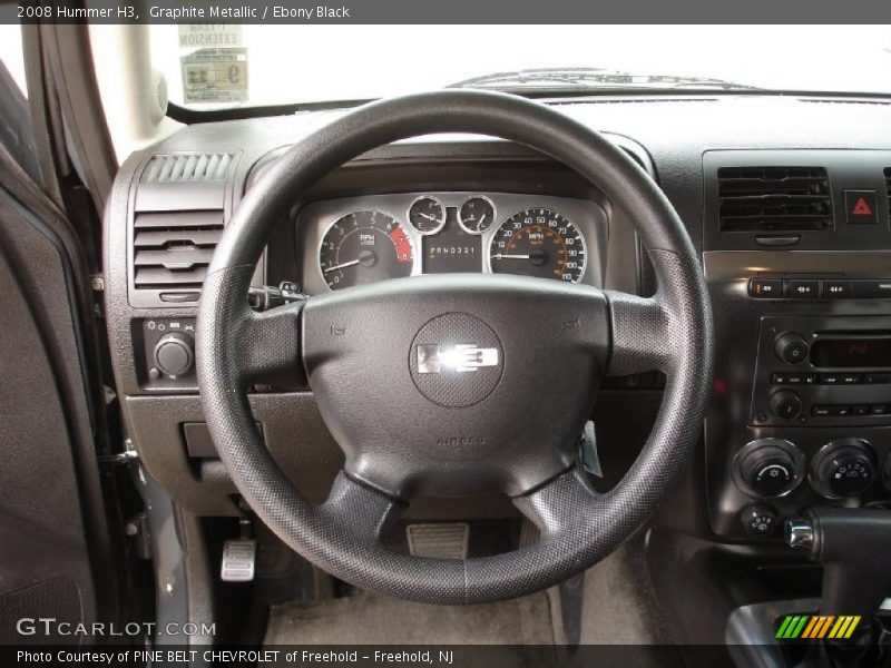 Graphite Metallic / Ebony Black 2008 Hummer H3
