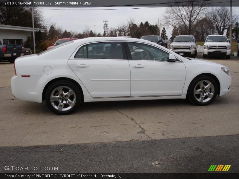 Summit White / Gray 2010 Chevrolet Impala LTZ