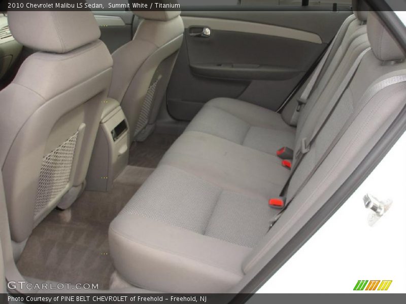 Summit White / Titanium 2010 Chevrolet Malibu LS Sedan