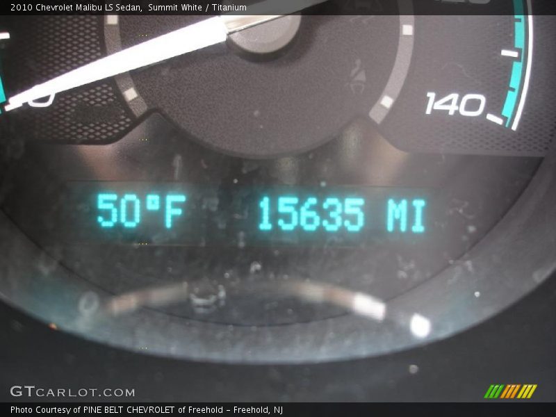 Summit White / Titanium 2010 Chevrolet Malibu LS Sedan