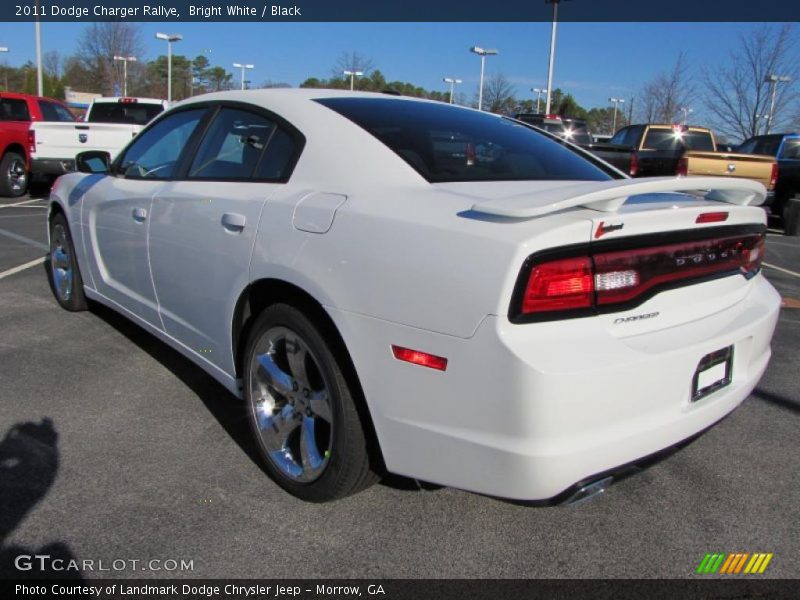 Bright White / Black 2011 Dodge Charger Rallye