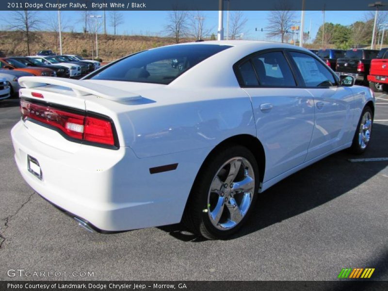 Bright White / Black 2011 Dodge Charger Rallye