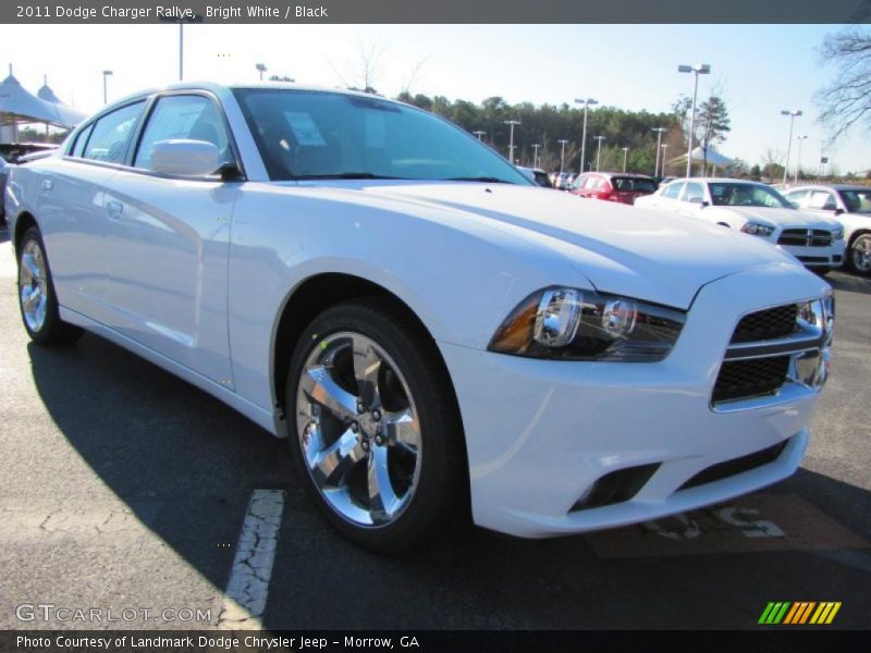 Bright White / Black 2011 Dodge Charger Rallye