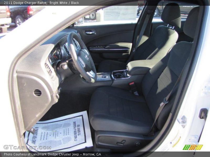Bright White / Black 2011 Dodge Charger Rallye