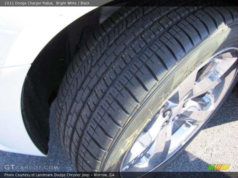 Bright White / Black 2011 Dodge Charger Rallye