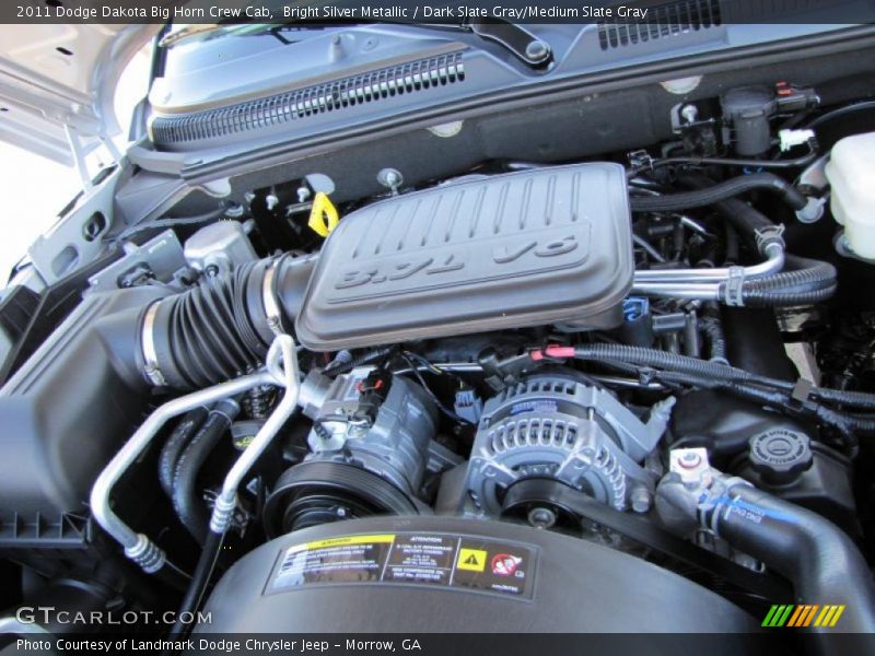  2011 Dakota Big Horn Crew Cab Engine - 3.7 Liter SOHC 12-Valve Magnum V6