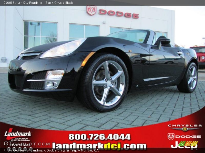 Black Onyx / Black 2008 Saturn Sky Roadster
