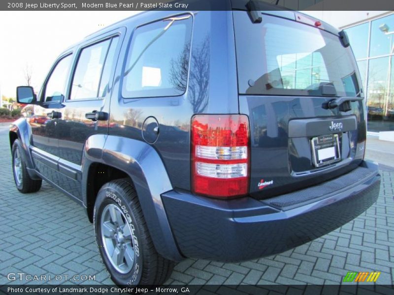 Modern Blue Pearl / Pastel Slate Gray 2008 Jeep Liberty Sport