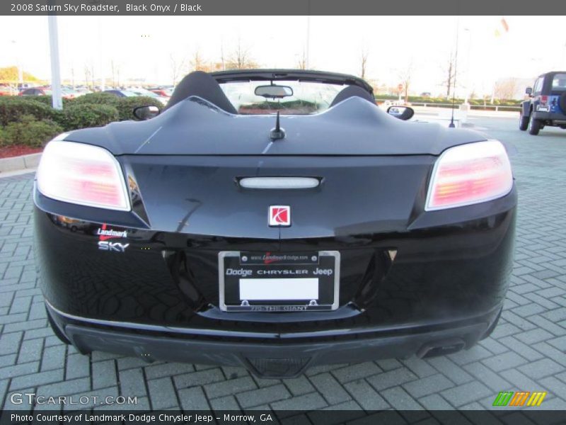 Black Onyx / Black 2008 Saturn Sky Roadster