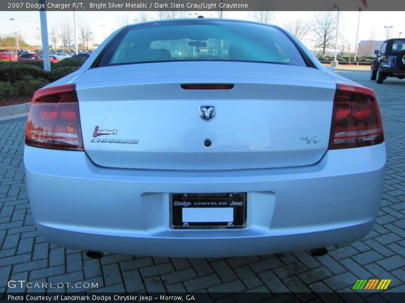 Bright Silver Metallic / Dark Slate Gray/Light Graystone 2007 Dodge Charger R/T