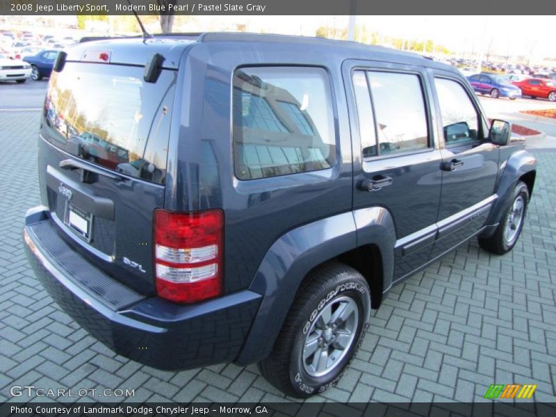 Modern Blue Pearl / Pastel Slate Gray 2008 Jeep Liberty Sport