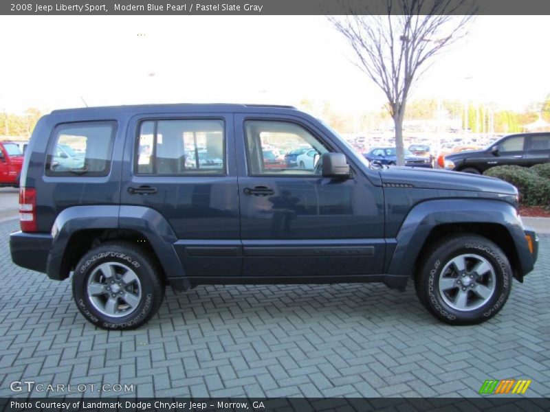 Modern Blue Pearl / Pastel Slate Gray 2008 Jeep Liberty Sport