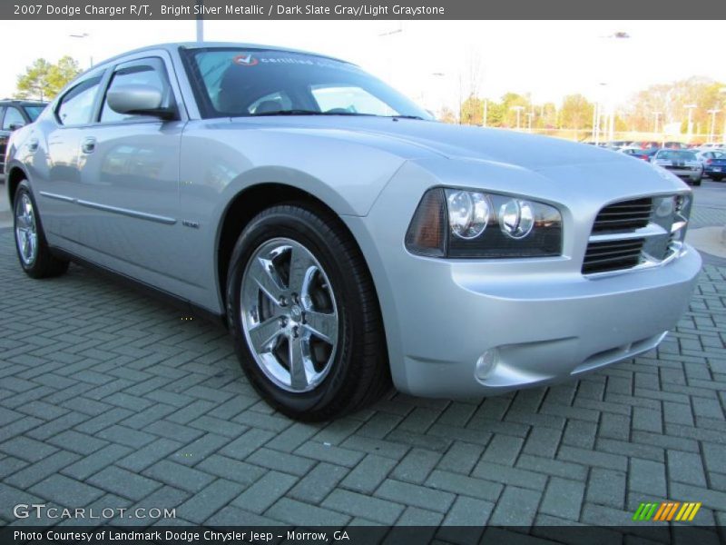 Bright Silver Metallic / Dark Slate Gray/Light Graystone 2007 Dodge Charger R/T