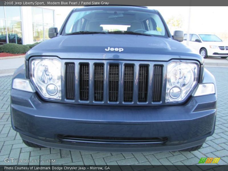 Modern Blue Pearl / Pastel Slate Gray 2008 Jeep Liberty Sport